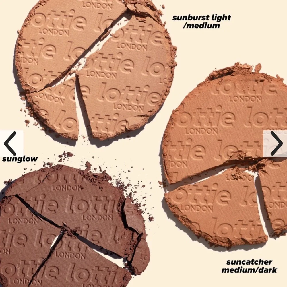 Lottie London Blush and Bronzer Set, Red Hot & Sunglow